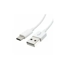 Дата кабель USB 2.0 AM to USB-C 1.0m white OEM Atcom (C001)