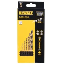 Набір свердл DeWALT в касеті для Tough Case, по металу Black & Gold, 1/4 дюйма, 8 шт (DT70831)