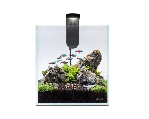 Акваріум Aqualighter набір NaGLASS Nano Set 220 мм 10 л (7142)