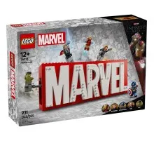 Конструктор LEGO Super Heroes Логотип і мініфігурки MARVEL (76313)
