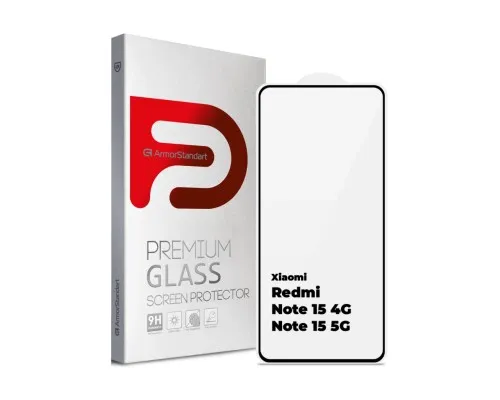 Скло захисне Armorstandart Edge Glue Curved Xiaomi Redmi Note 15 4G / Note 15 5G (ARM90044)
