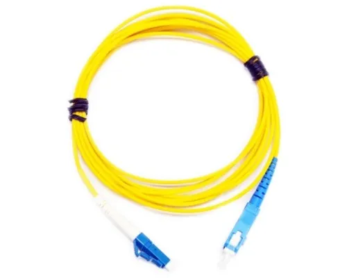 Оптичний патчкорд Eserver SC/UPC-LC/UPC SingleMode, Simplex, 5m (ES-SC-LC/UPC-5-SM-S)
