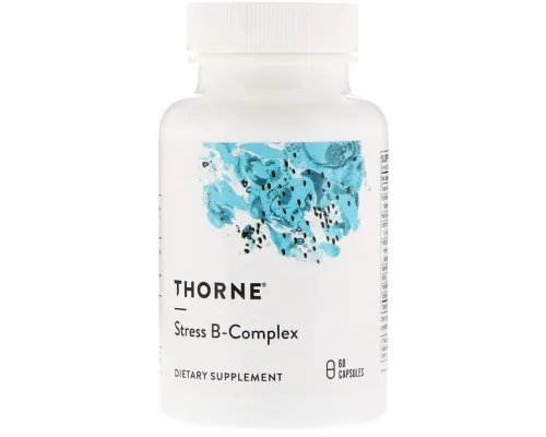 Вітамін Thorne Research B-Комплекс від Стресу, Stress B-Complex, 60 капсул (THR-00296)