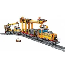 Конструктор ZIPP Toys Потяг DPK32 з рельсами, жовтий на радіокеруванні (98253)
