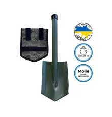 Тактична лопата Sector Мала піхотна "Кріт" з чохлом (МПЛ-Кріт)