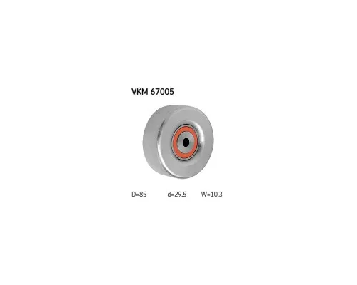 Ролик натягувача ременя SKF VKM 67005