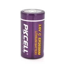 Батарейка ER26500M (size C), 3.6V 6500mah, Lithium, OEM PkCell (ER26500M)
