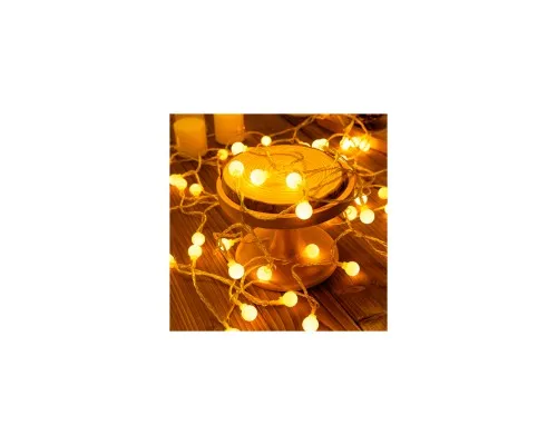 Гірлянда Voltronic Кульки матові, 80 шт, 10 м., прозора, 220V (GirlBall-80LED-10m220V)