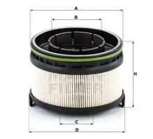 Фільтр паливний Mann PU11001ZKIT