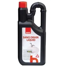 Засіб для прочищення труб Sano Drain Liquid 1 л (7290012117916)