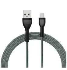 Дата кабель USB 2.0 AM to Micro 5P 1.0m ColorWay (CW-CBUM041-GR)