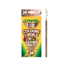 Олівці кольорові Crayola Colours of the World 24 шт (68-4607)