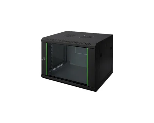 Шафа настінна Digitus Wall Mounting Dynamic Basic 19" 12U глибина 600, RAL 9005 (DN-1912-U-EC-SW)
