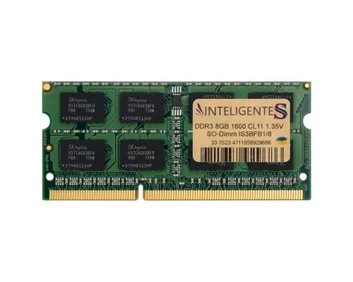Модуль пам'яті для ноутбука SoDIMM DDR3L 8GB 1600 MHz INTELIGENTES (IS3BFB1/8)
