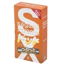 Презервативи Sagami Xtreme Feel Up Ребристі 10 шт. (4974234101023)