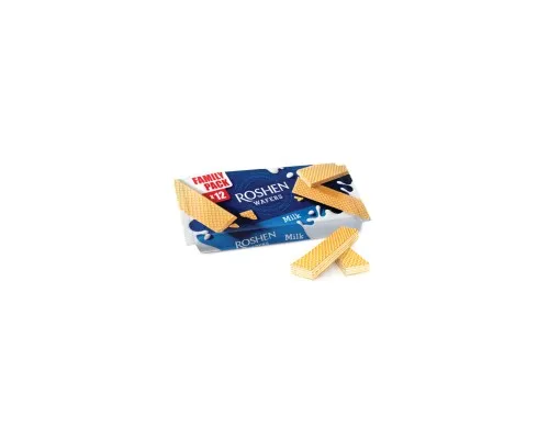Вафлі Roshen Wafers молоко 216 г (25589)