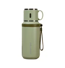 Термос Merlion з чашкою 0,6 л, зелений (TermTea-600/Green)