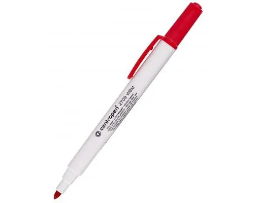 Маркер Centropen Board 2709 1-2 мм, round tip, red (2709/02)
