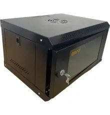 Шафа настінна GEAR 12U 19'' 530x400x600 мм, + полка 19", black (GWMSN-12U)
