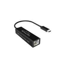 Адаптер USB-C to RJ45 Ethernet 1000Mbps Choetech (HUB-R01-BK)