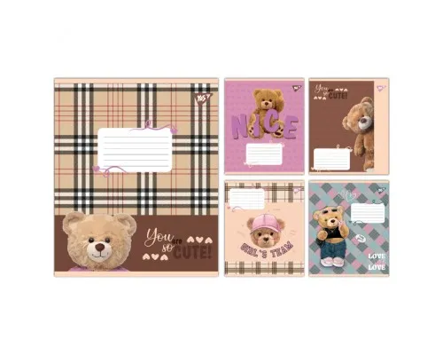 Зошит Yes You are cute А5 18 аркушів лінія (767895)
