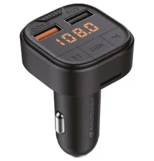 FM модулятор Armorstandart ASF1 18W QC3.0 2xUSB black (ARM82826)
