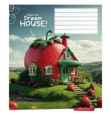 Зошит Школярик Dream house 12 аркушів клітинка (012-3530K)