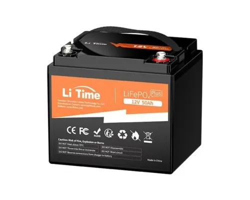Батарея LiFePo4 Litime 12.8V-50Ah 640Wh (L12V50-BASIC-4-A38)