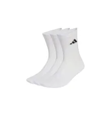 Шкарпетки Adidas C Ess Crw 3P JZ0530 білий 43-45 (4068821168176)