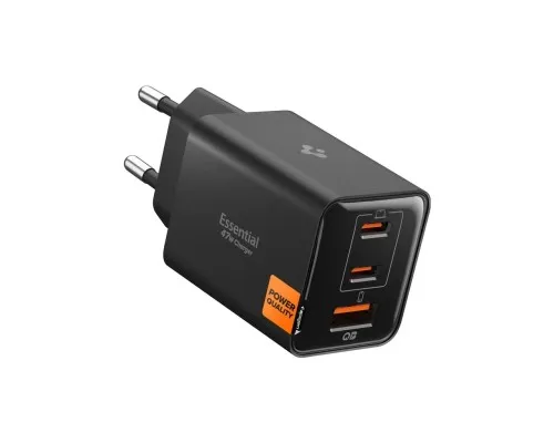 Зарядний пристрій Spigen 2xUSB-C PD + 1xUSB 47W black (ACH09465)