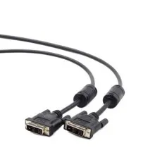 Кабель мультимедійний DVI M to DVI M 1.8m 18+1pin Cablexpert (CC-DVI-BK-6)