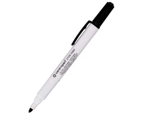 Маркер Centropen Board 2709 1-2 мм, round tip, black (2709/01)