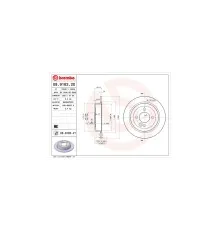 Гальмівний диск Brembo 08.9163.21