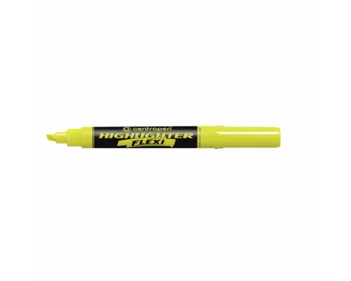 Маркер Centropen Fax Flexi 1-4.6 мм Жовтий (8542/05)