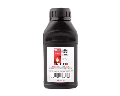Гальмівна рідина FERODO DOT 4 0.25л (FBX025)
