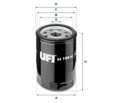 Фільтр масляний UFI 23.196.00