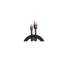 Дата кабель USB 2.0 AM to Micro 5P 2.0m CAMKLF 1.5A black-red Baseus (CAMKLF-C91)