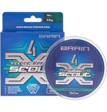 Шнур Brain Scout 4X 150m (camo) 0.128mm 7.2kg (1858.54.81)