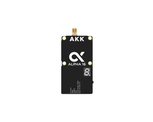 Відеопередавач (VTX) AKK Alpha 16W 4.9G-6G 96CH (A16)