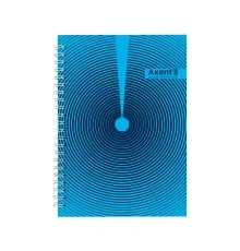 Блокнот Axent на спіралі А5 96 аркушів, клітинка, тверда обкладинка №32 (8032-32-A)