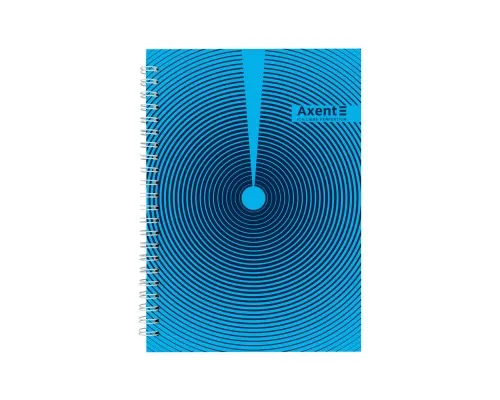 Блокнот Axent на спіралі А5 96 аркушів, клітинка, тверда обкладинка №32 (8032-32-A)