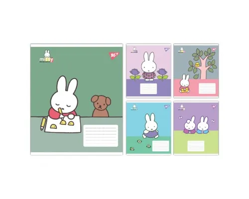 Зошит Yes Miffy Spring А5 24 аркушів лінія (767630)