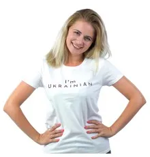 Футболка Sol's Pioneer Women I'am Ukrainian білий M (03579102/138M)