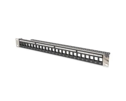Патч-панель 19" 1U 24 порти набірна Kyestone Digitus (DN-91411-LF)
