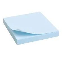 Папір для нотаток Axent with adhesive layer 75x75мм, 100sheets., pastel blue (2314-04-А)