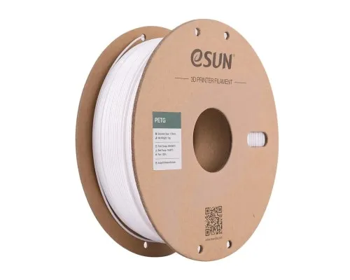 Пластик для 3D-принтера eSUN PETG P1,75mm 1kg solid white (PETG-P175SW1)
