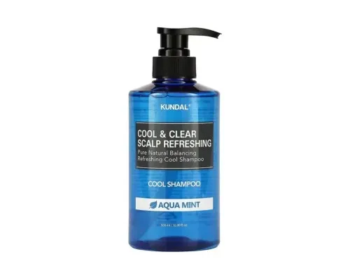 Шампунь Kundal Cool & Clear Scalp Refreshing Shampoo Aqua Mint 500 мл (8809693253265)