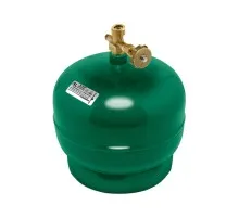 Побутовий газовий балон Voltronic Golden Lion 2кг (4,8л) + пальник 20354 Green (GL-GBG-2k-48L)