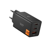 Зарядний пристрій Spigen 2xUSB-C PD + 1xUSB 67W black (ACH09458)