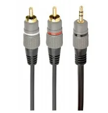 Кабель мультимедійний 3.5mm M to 2xRCA M 5.0m Cablexpert (CCA-352-5M)